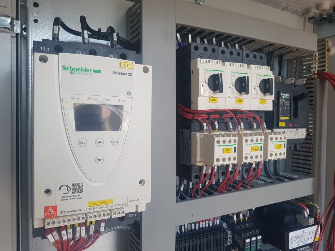 Instalim elektrik ne stacionin e pompimit Durres