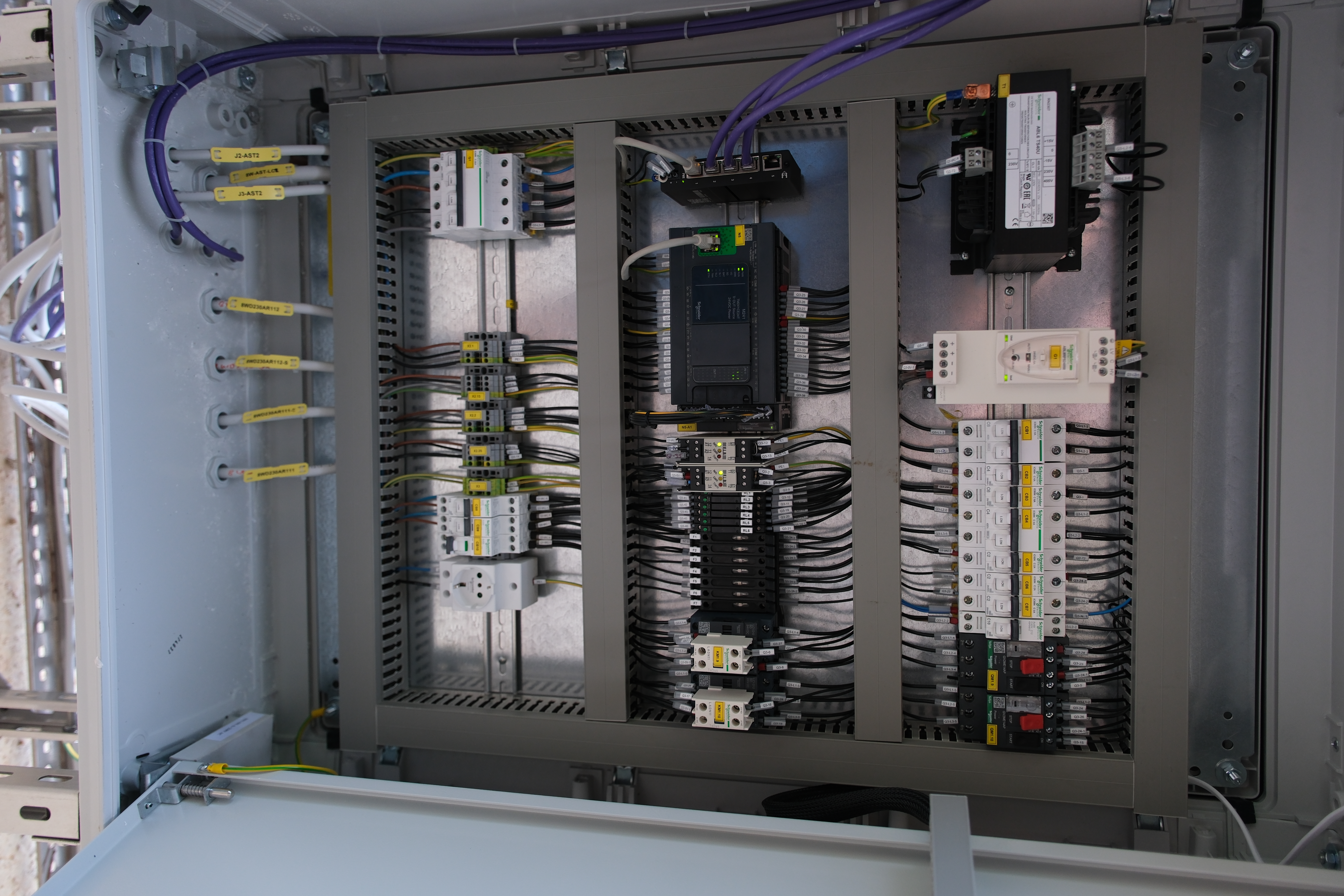 Panel elektrik per depoziten e septikut