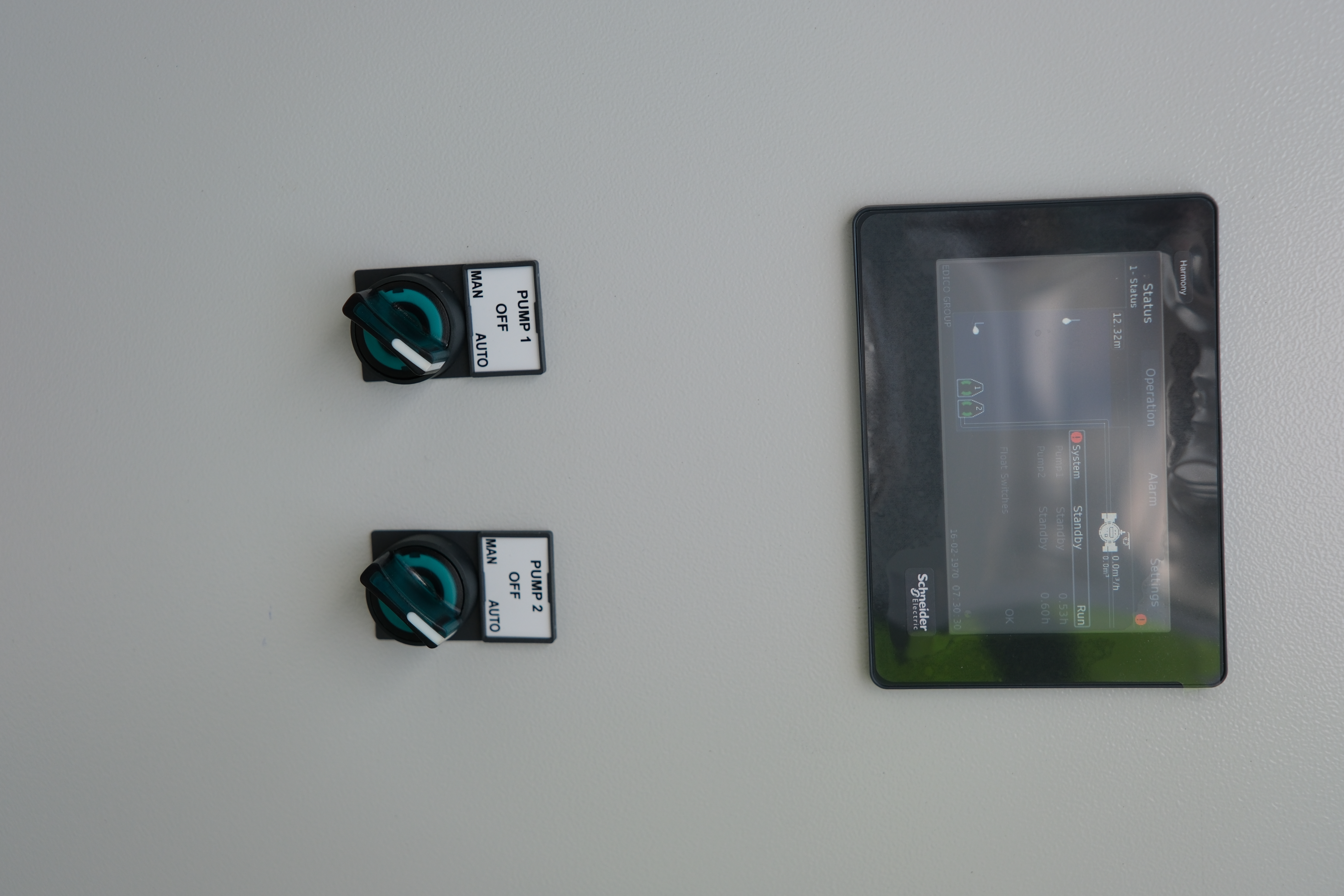 HMI per stacion te vogel pompimi